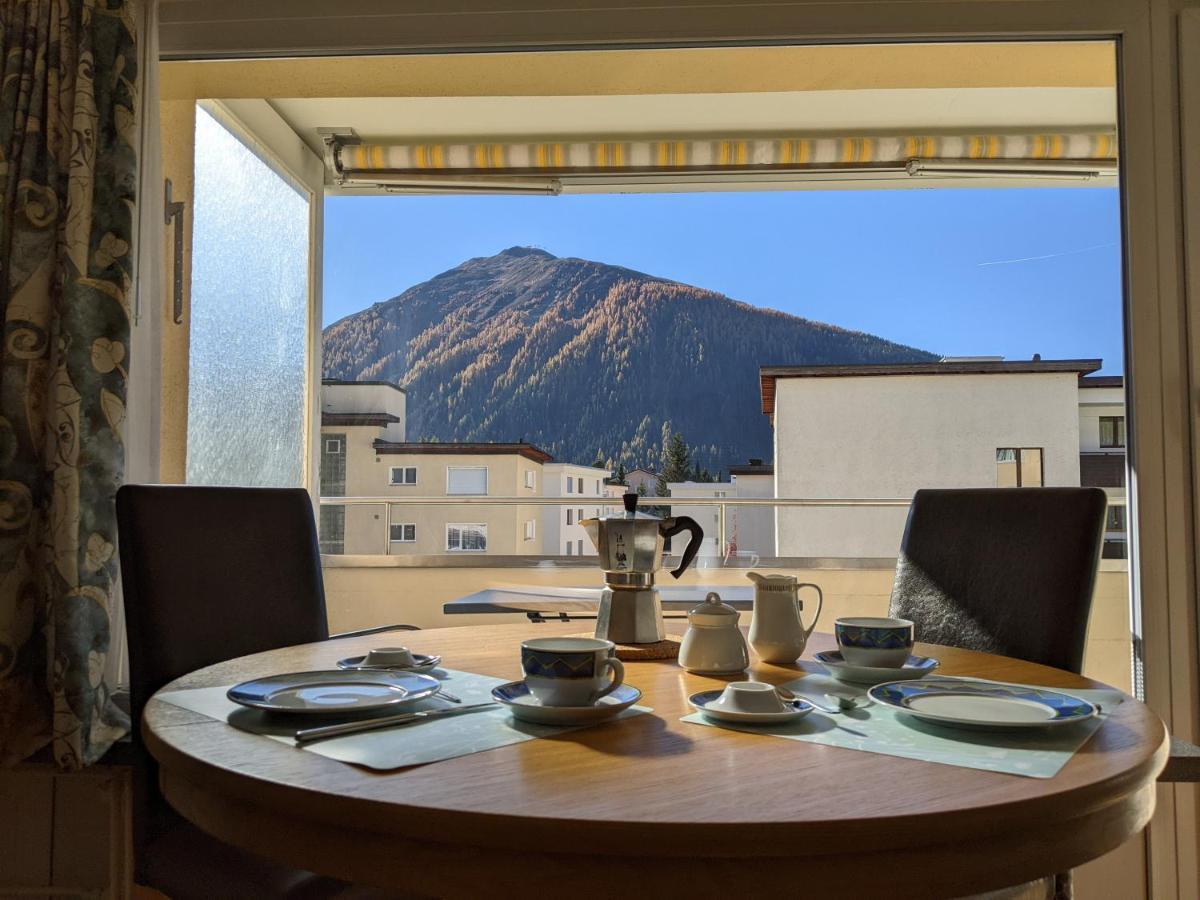 Ferienwohnung Schiablick - Broggini Davos Exterior foto